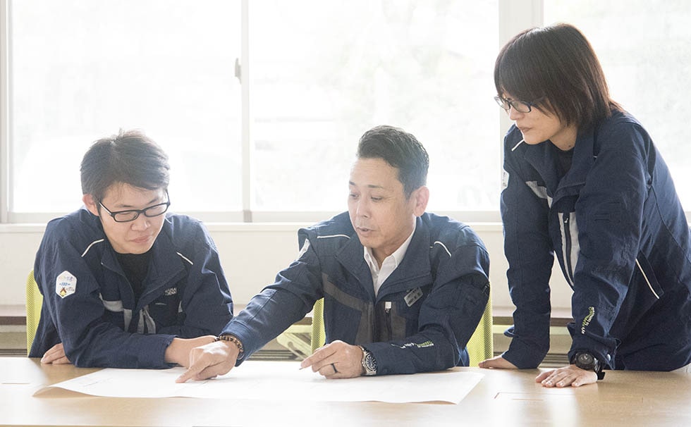 打ち合わせの様子