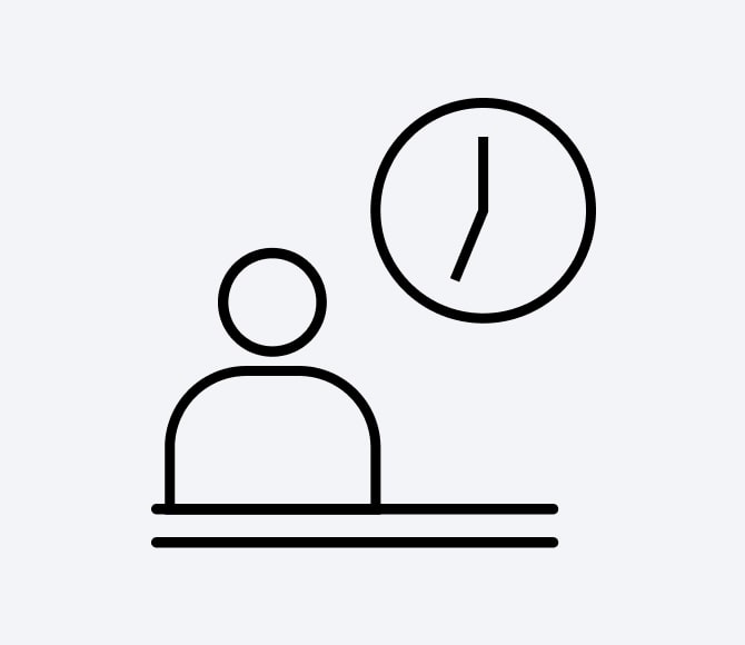 残業のイラスト